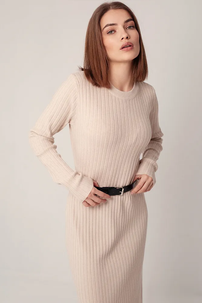 Платье oversize с ремнем