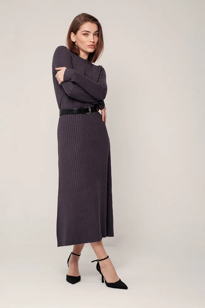 Платье oversize с ремнем