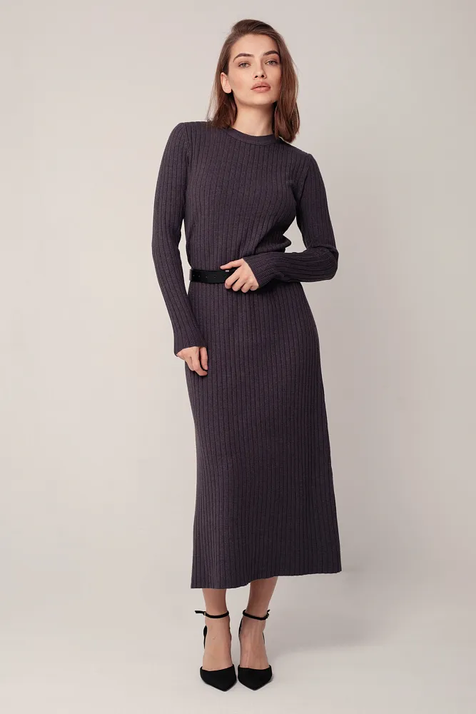 Платье oversize с ремнем