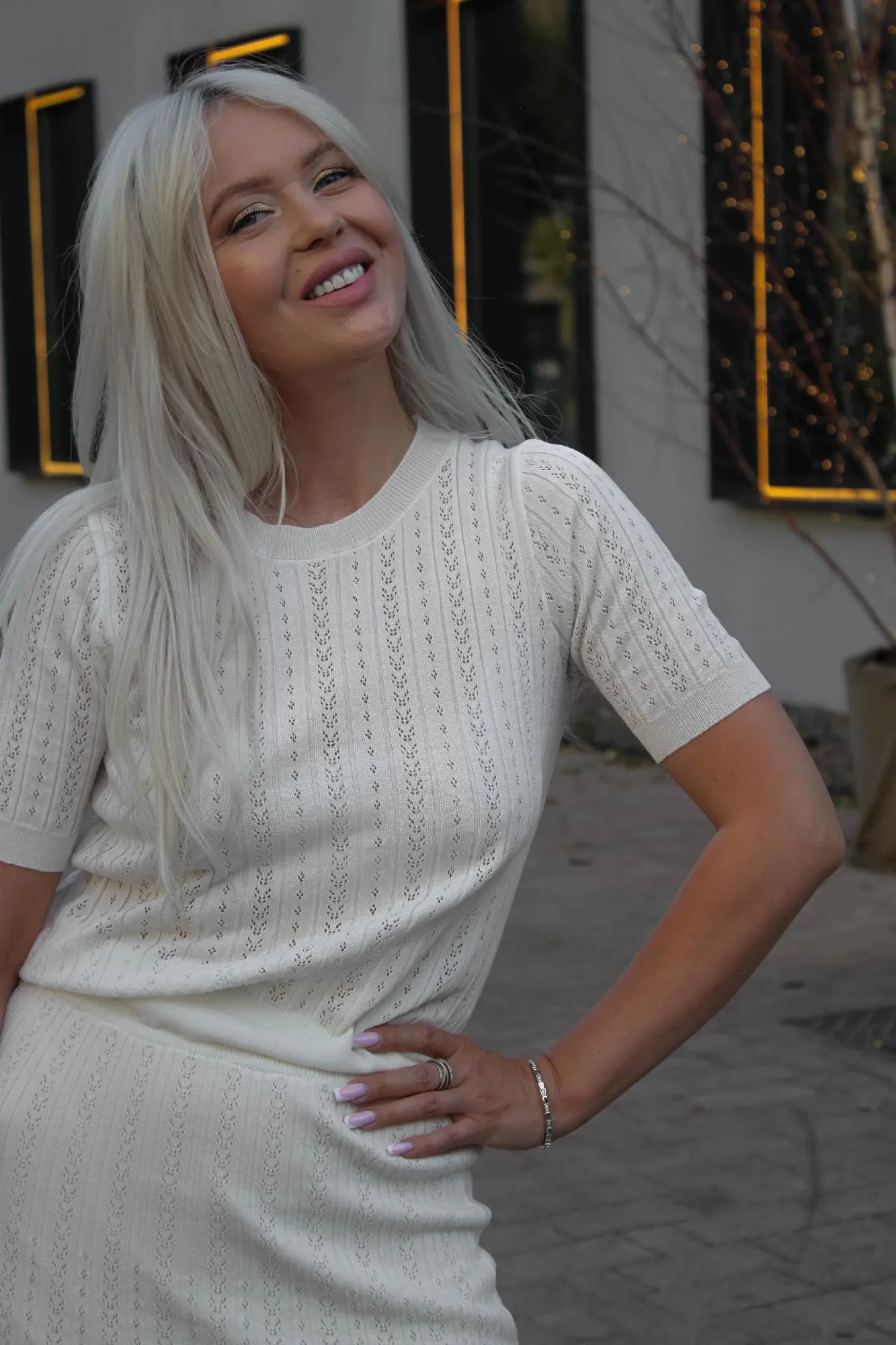 Костюм футболка и юбка oversize