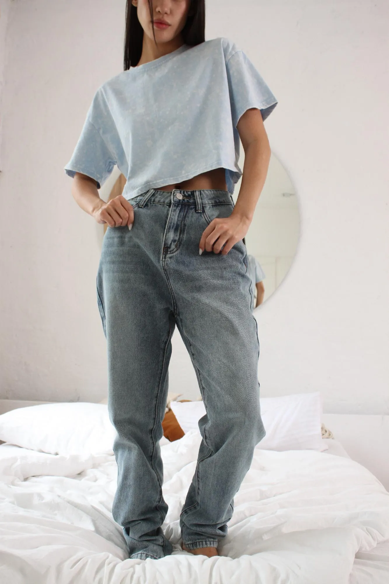 Джинсы Mom Fit