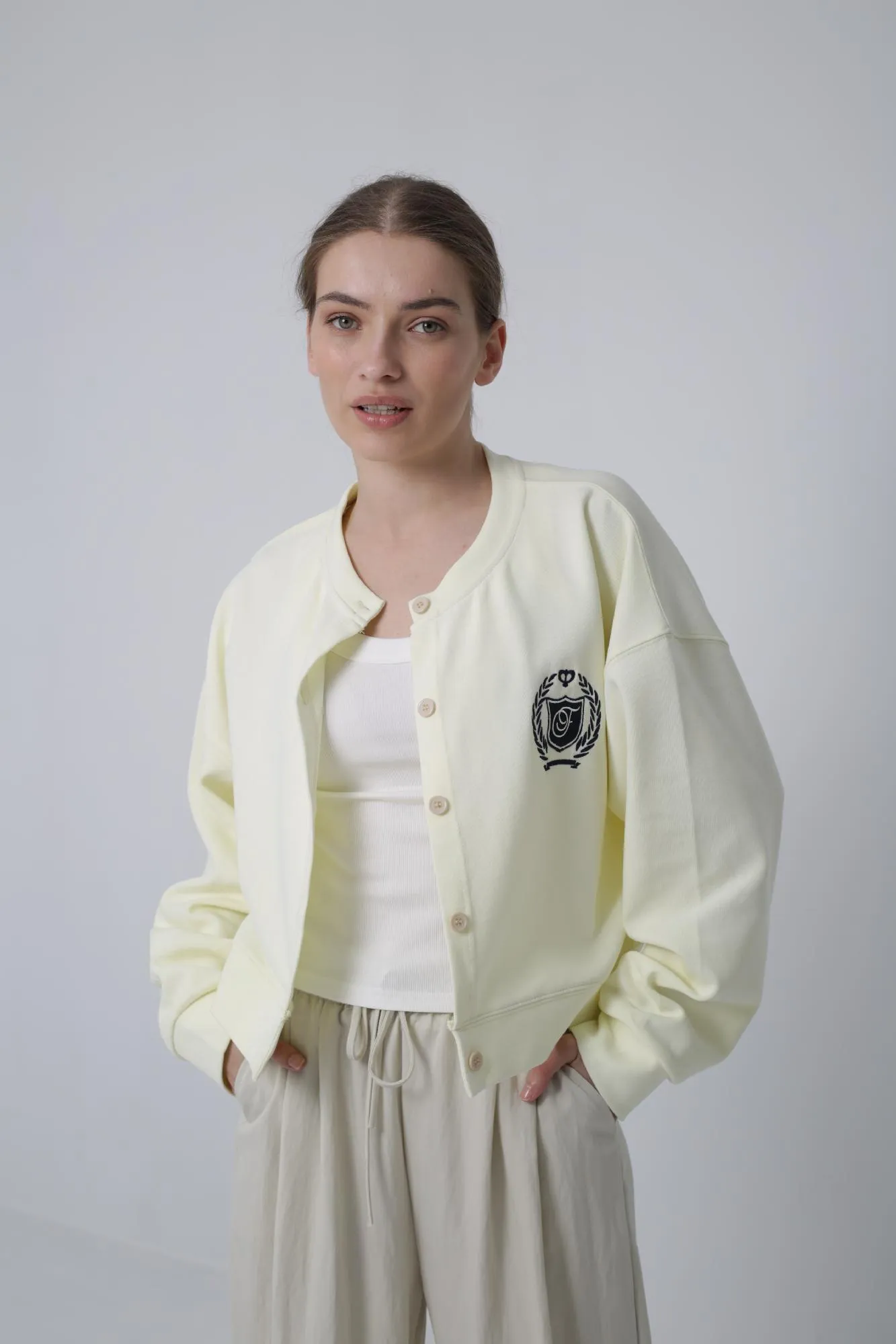 Хлопковый свитшот oversize