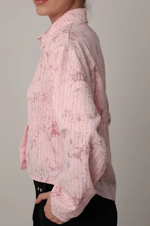 Комплект oversize рубашка и топ