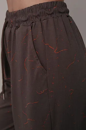 Костюм футболка и брюки oversize