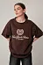 Футболка oversize с круглым вырезом