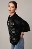 Футболка oversize с пайетками