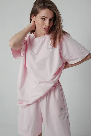 Костюм футболка и шорты oversize