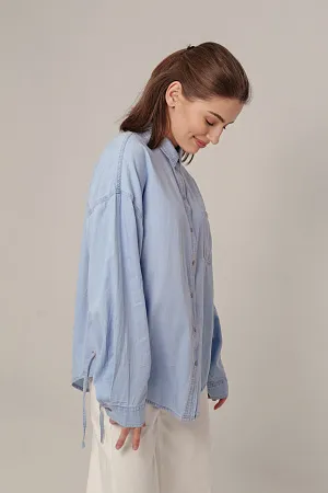 Рубашка джинсовая oversize