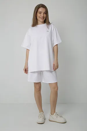 Костюм футболка и шорты oversize