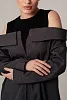 Рубашка с открытыми плечами oversize 