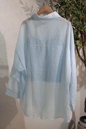 Комплект oversize рубашка и топ