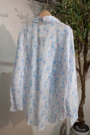 Комплект oversize рубашка и топ