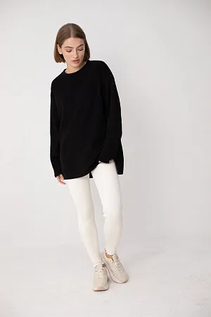 Леггинсы в рубчик oversize