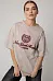 Футболка oversize с круглым вырезом