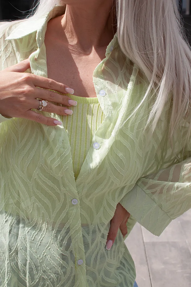 Комплект рубашка и топ oversize