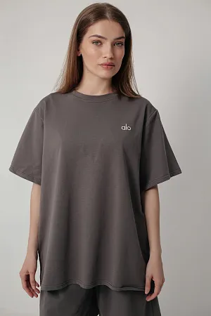 Костюм футболка и шорты oversize