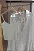 Комплект рубашка и топ oversize