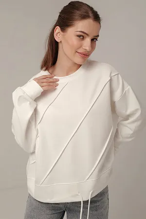 Хлопковый лонгслив oversize
