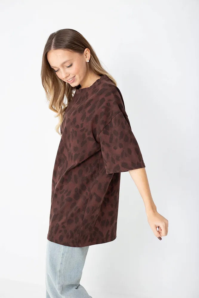 Футболка oversize свободного кроя