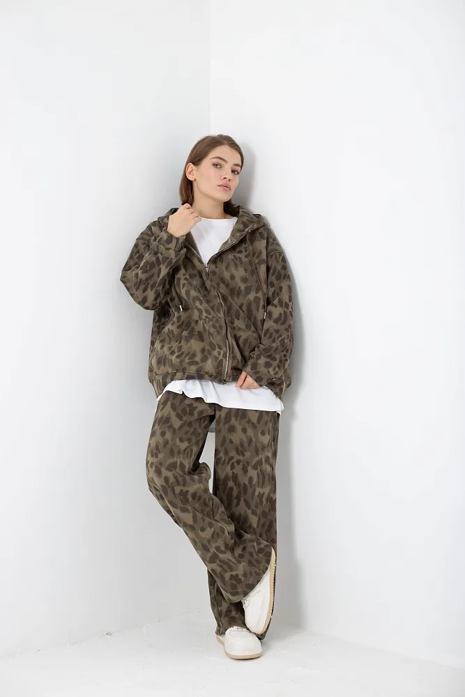 Худи oversize на молнии