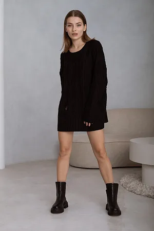 Свитер oversize с узором
