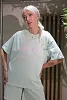 Костюм oversize футболка и шорты