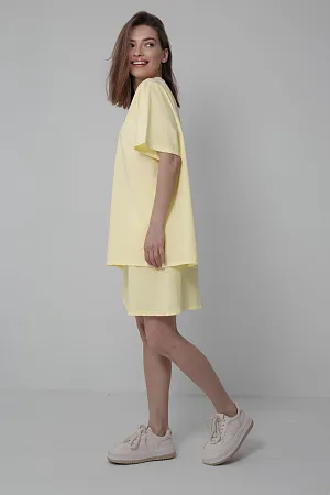 Костюм футболка и шорты oversize