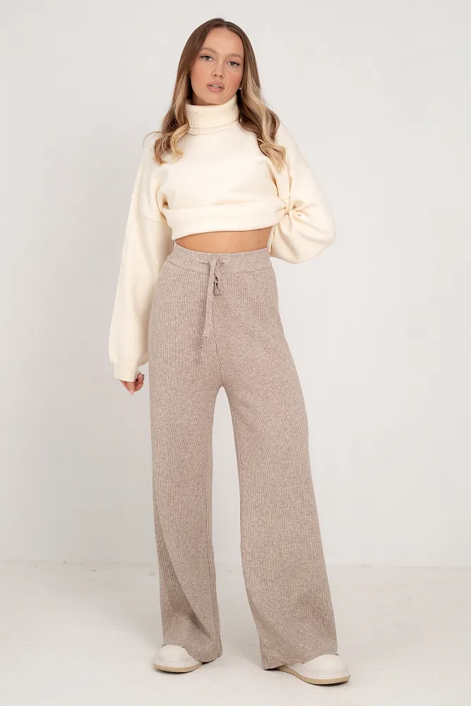 Брюки oversize утепленные