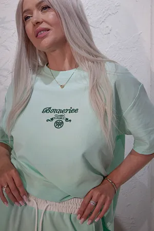 Костюм oversize футболка и шорты