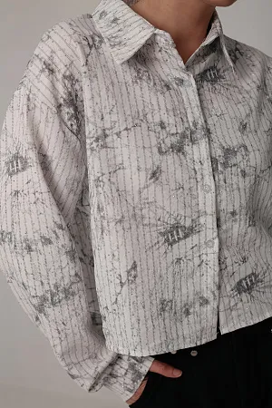 Комплект oversize рубашка и топ