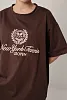 Футболка oversize с круглым вырезом