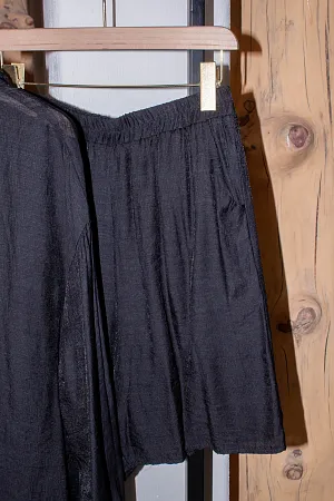 Костюм oversize рубашка, топ и шорты