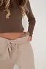 Брюки oversize утепленные