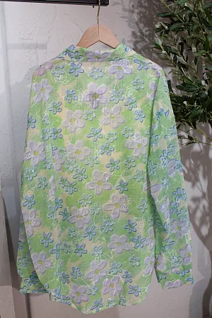 Комплект oversize рубашка и топ