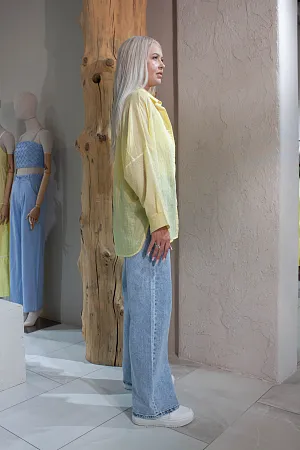 Комплект oversize рубашка и топ