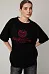 Футболка oversize с круглым вырезом