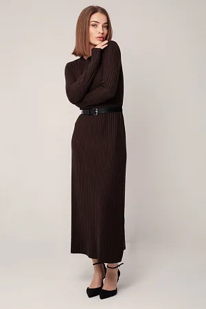 Платье oversize с ремнем