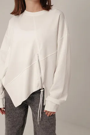 Хлопковый лонгслив oversize