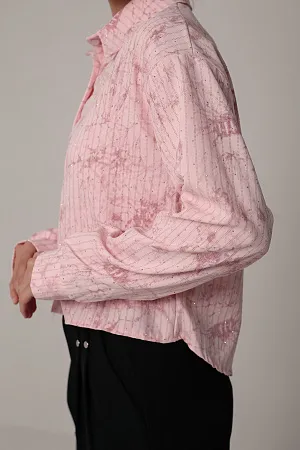 Комплект oversize рубашка и топ