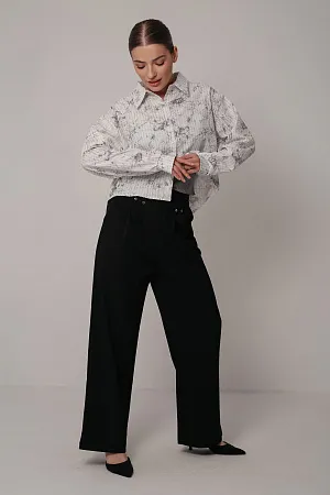 Комплект oversize рубашка и топ