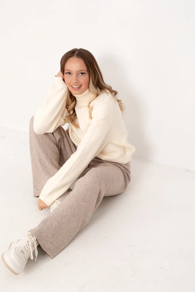 Брюки oversize утепленные