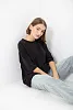 Футболка oversize свободного кроя из хлопка 