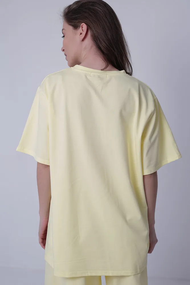Костюм футболка и шорты oversize