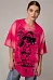 Футболка oversize с пайетками