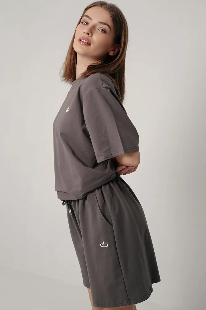 Костюм футболка и шорты oversize
