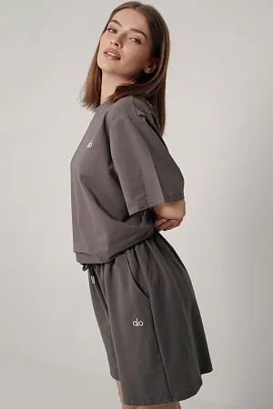 Костюм футболка и шорты oversize