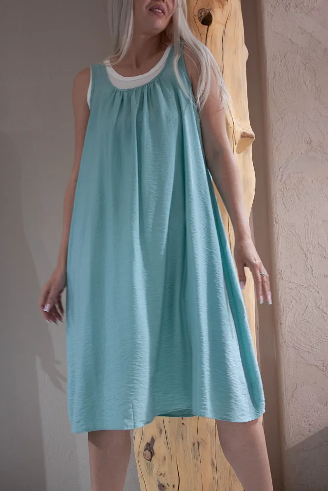 Комплект oversize сарафан и топ