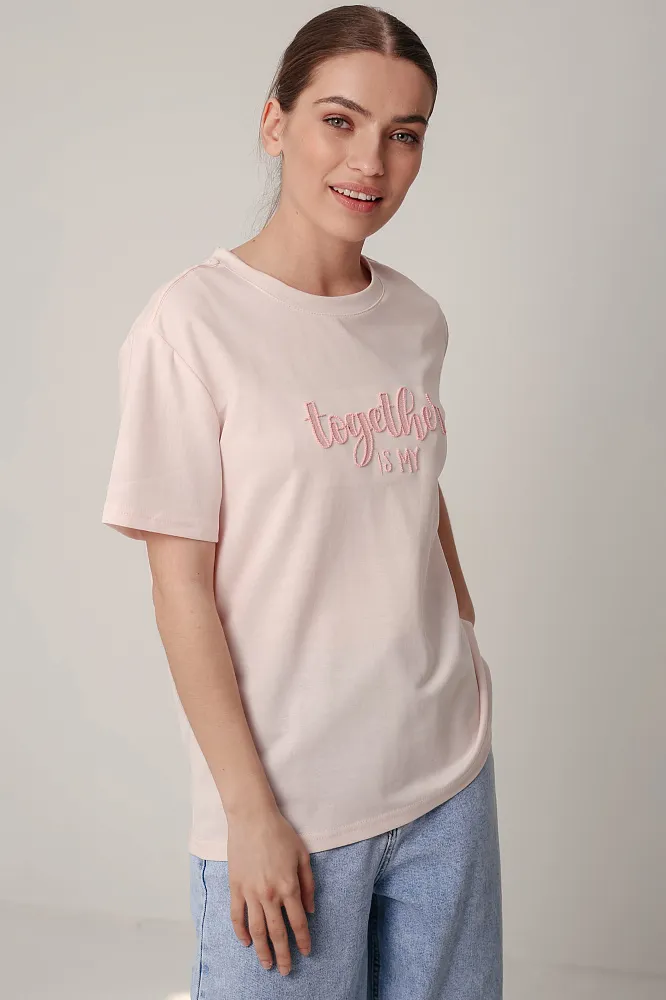 Футболка oversize с надписями