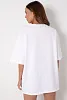 Футболка oversize с кристаллами