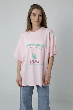 Хлопковая футболка oversize